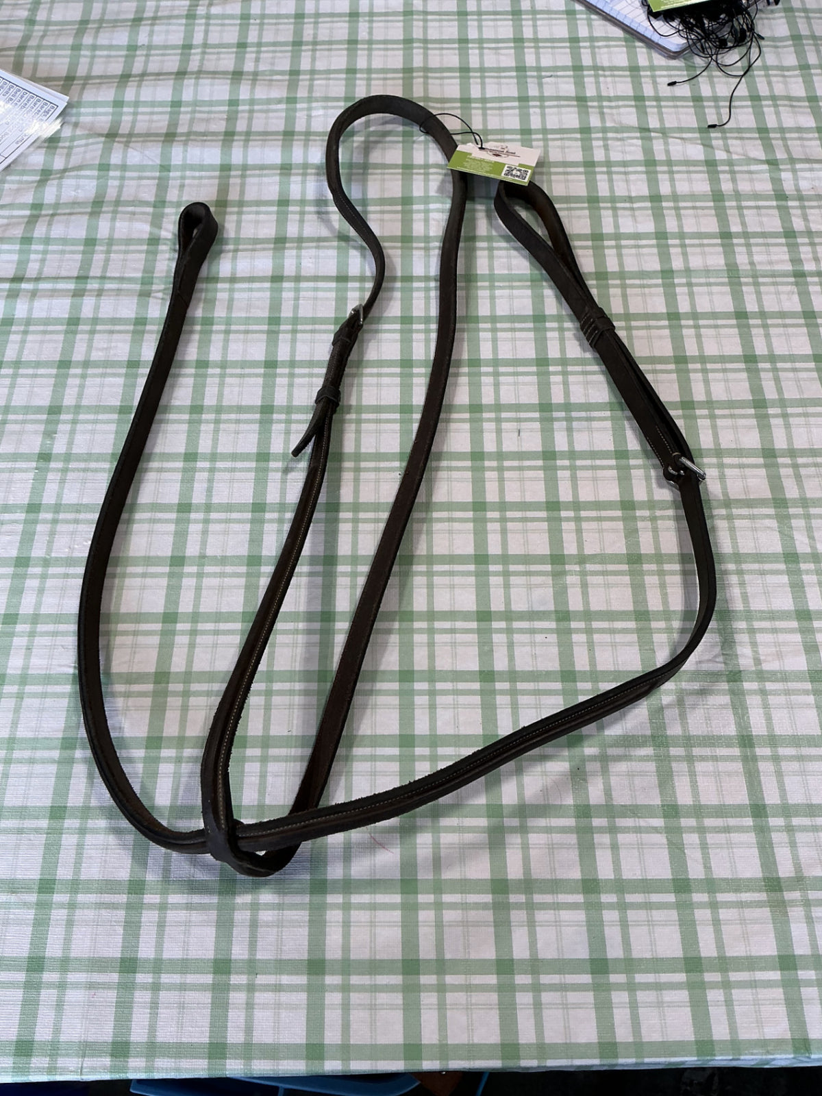 martingale dark brown leather 
