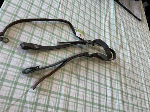 Western Headstall – Brown Leather, Engraved Design, Horse | Used, Good