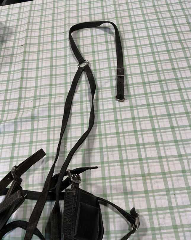 driving bridle blinkers included nylon black 