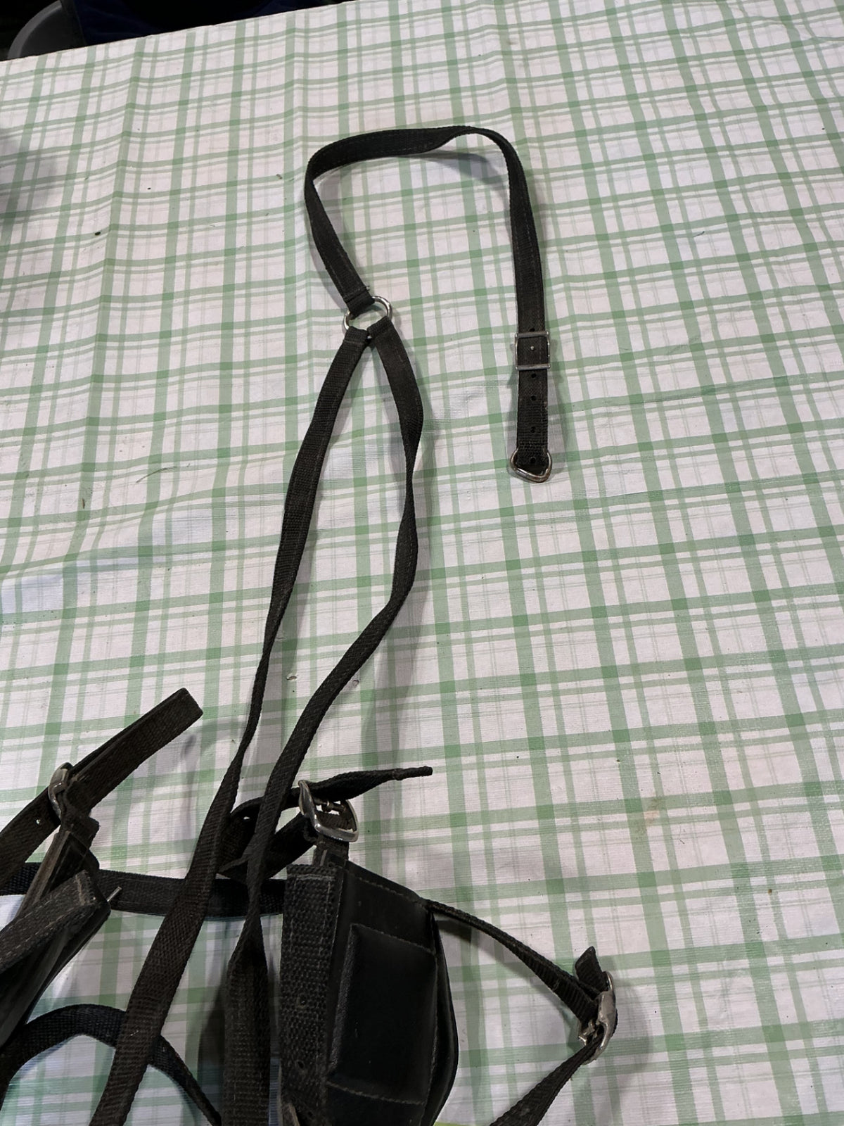 driving bridle blinkers included nylon black 