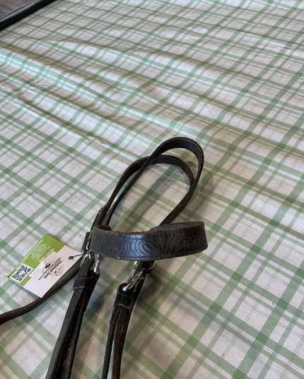 western bridle with deigns ingraved 