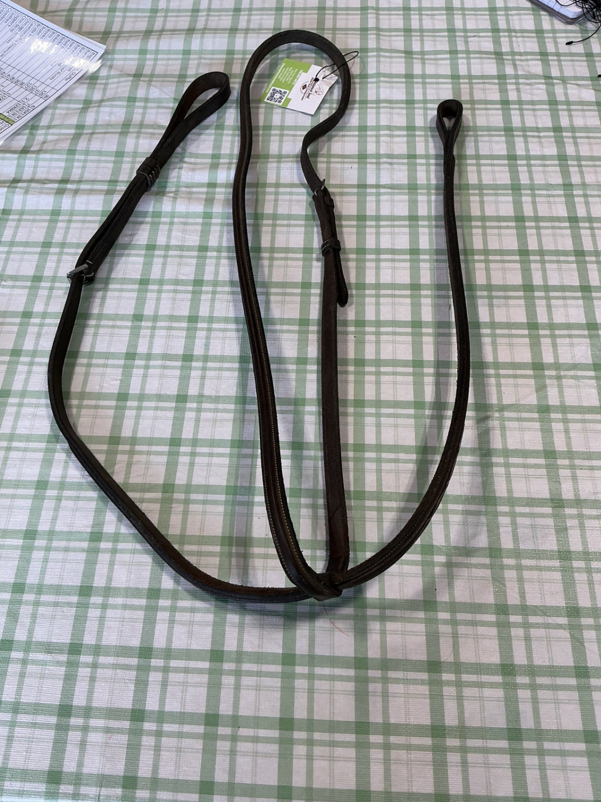 martingale dark brown leather 