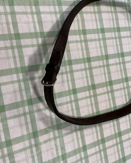 english reins brown dark leather 