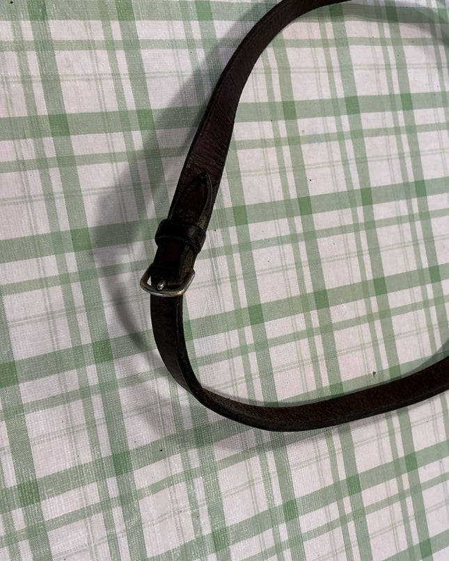 english reins brown dark leather 
