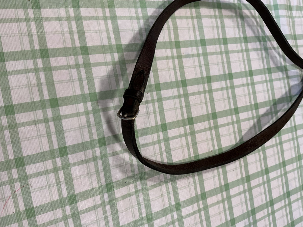 english reins brown dark leather 