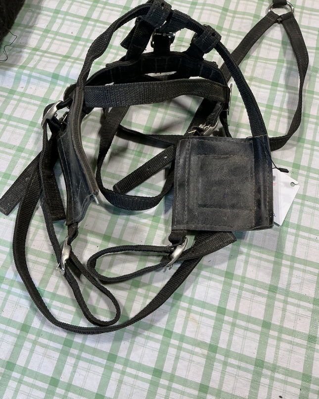 driving bridle blinkers included nylon black 