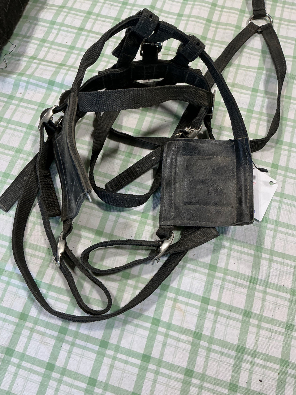 driving bridle blinkers included nylon black 