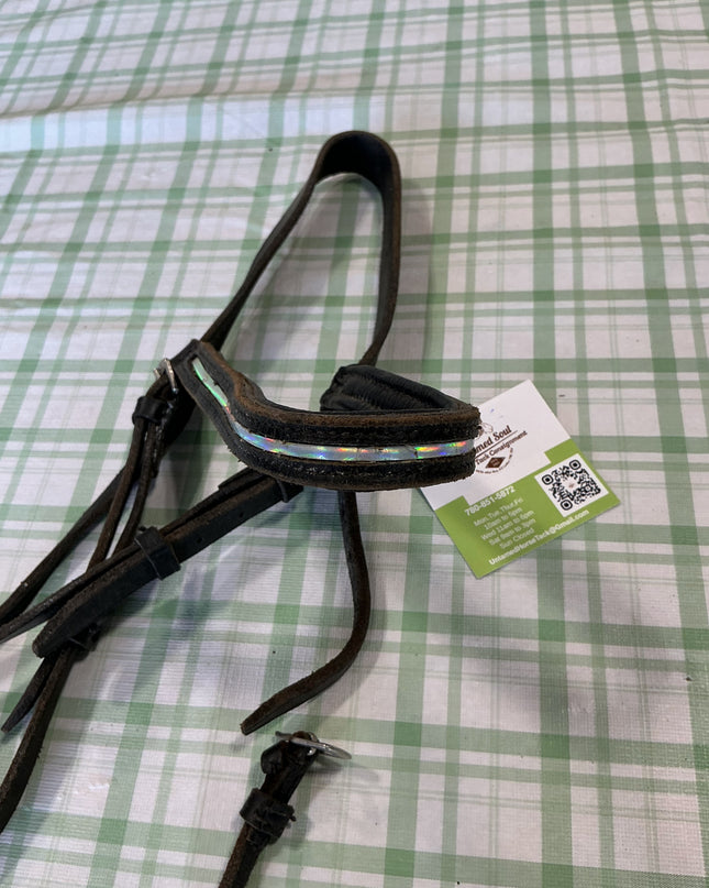 western bridle colored brow band 