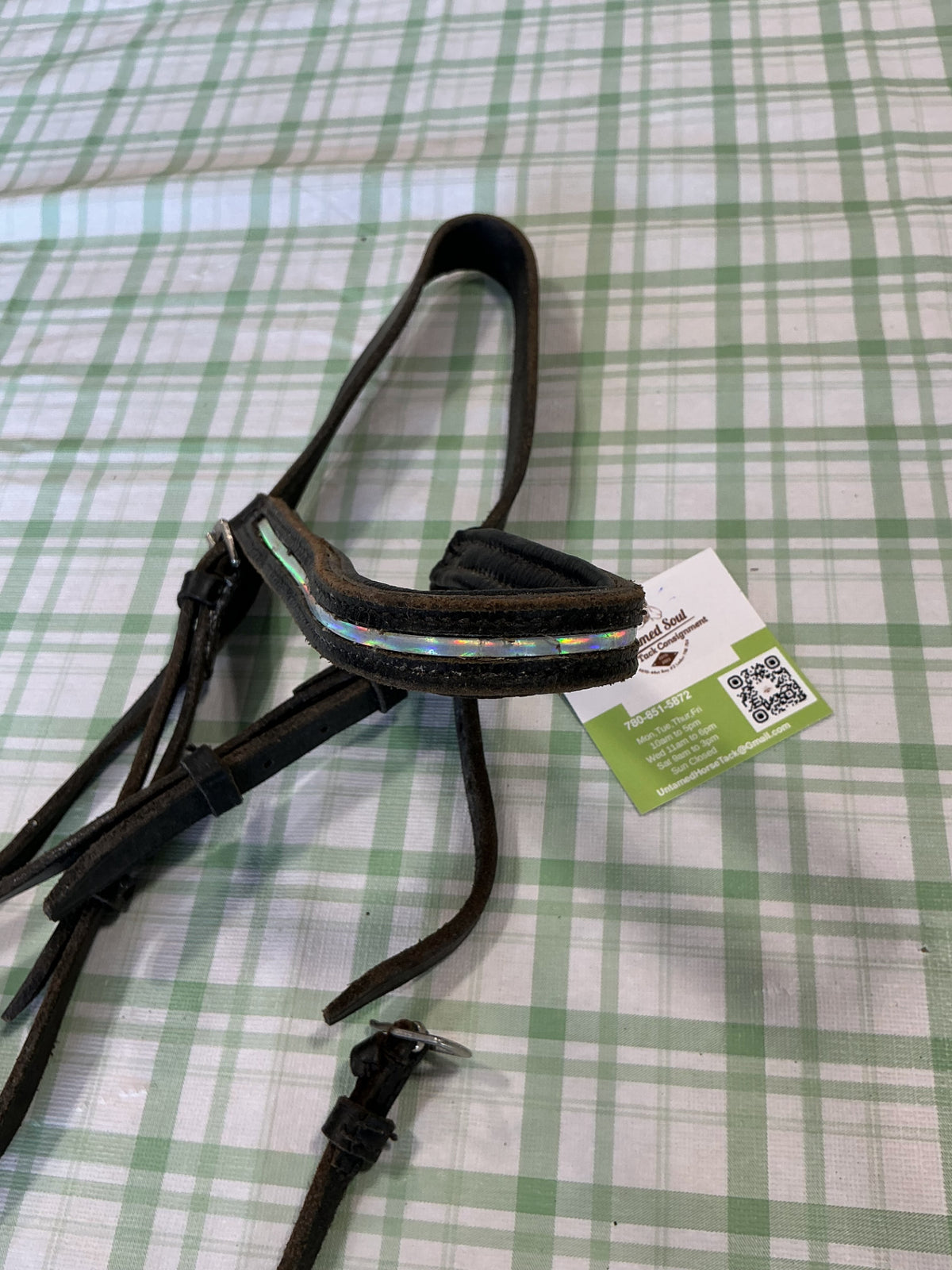 western bridle colored brow band 