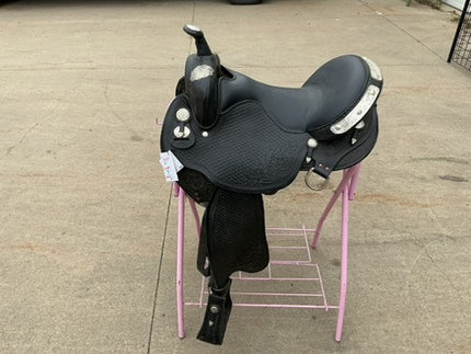 Western Gaited Saddle S16" G7" Black 
