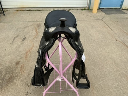 Western Gaited Saddle S16" G7" Black 