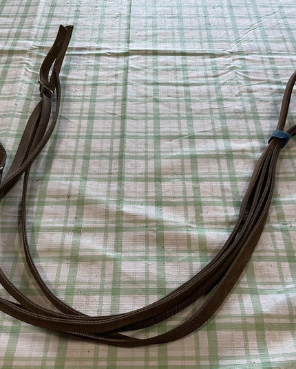 Western Reins Nylon Brown 