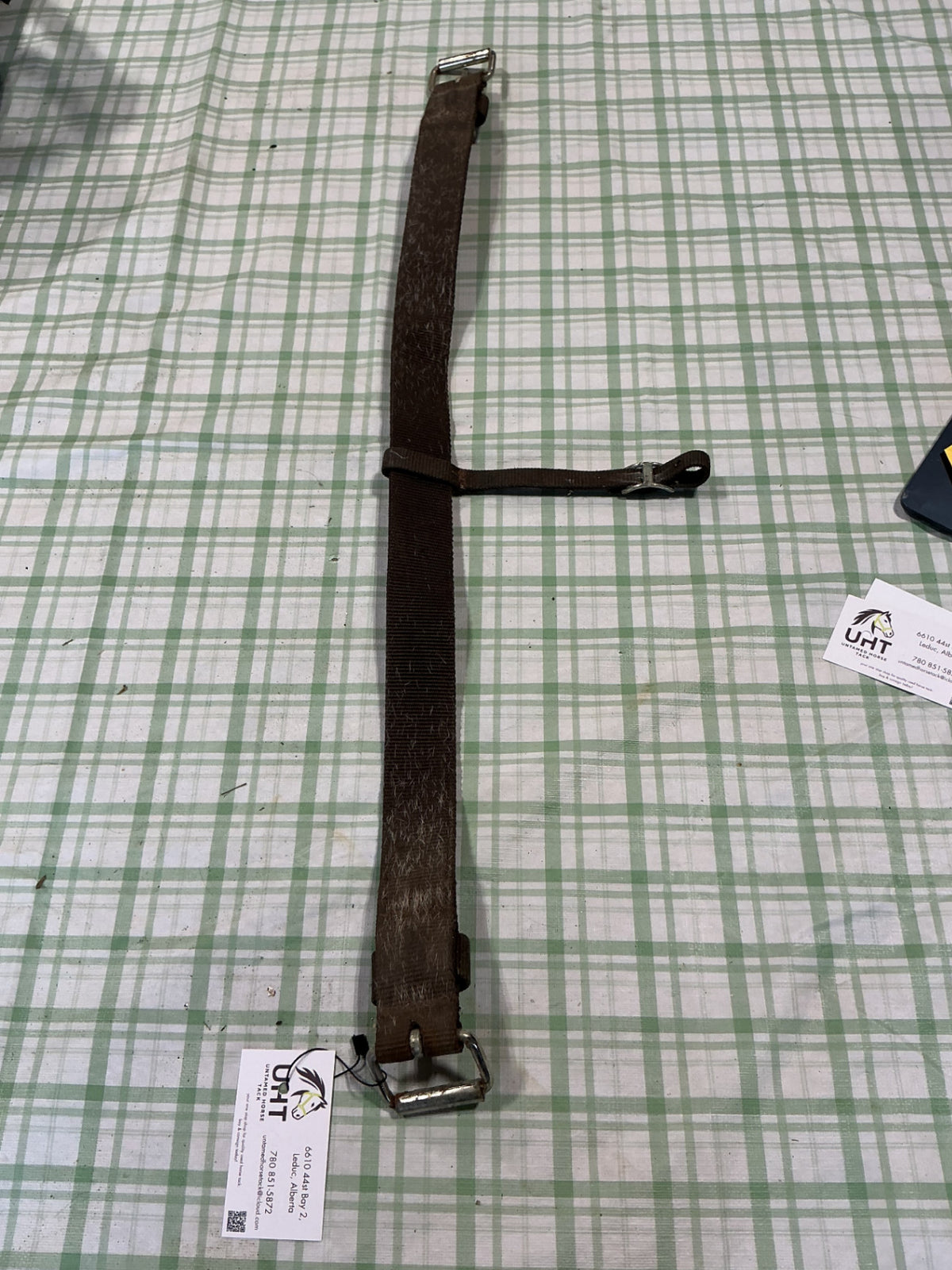 back cinch leather with extra strap 