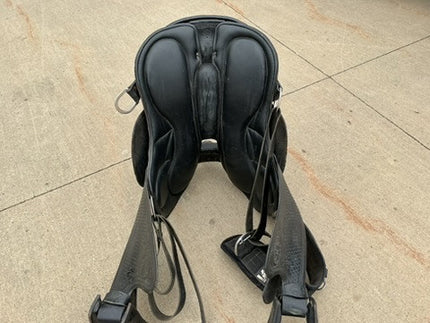 Western Gaited Saddle S16" G7" Black 
