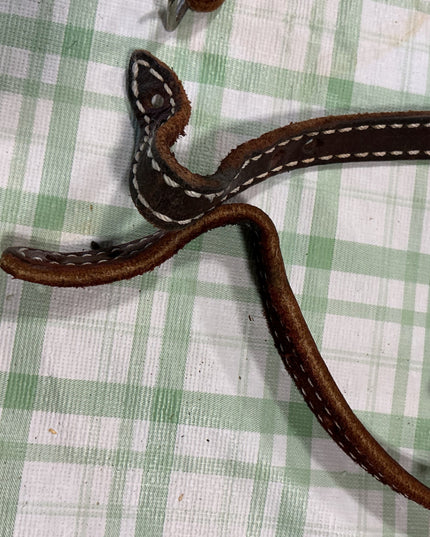 western bridle leather