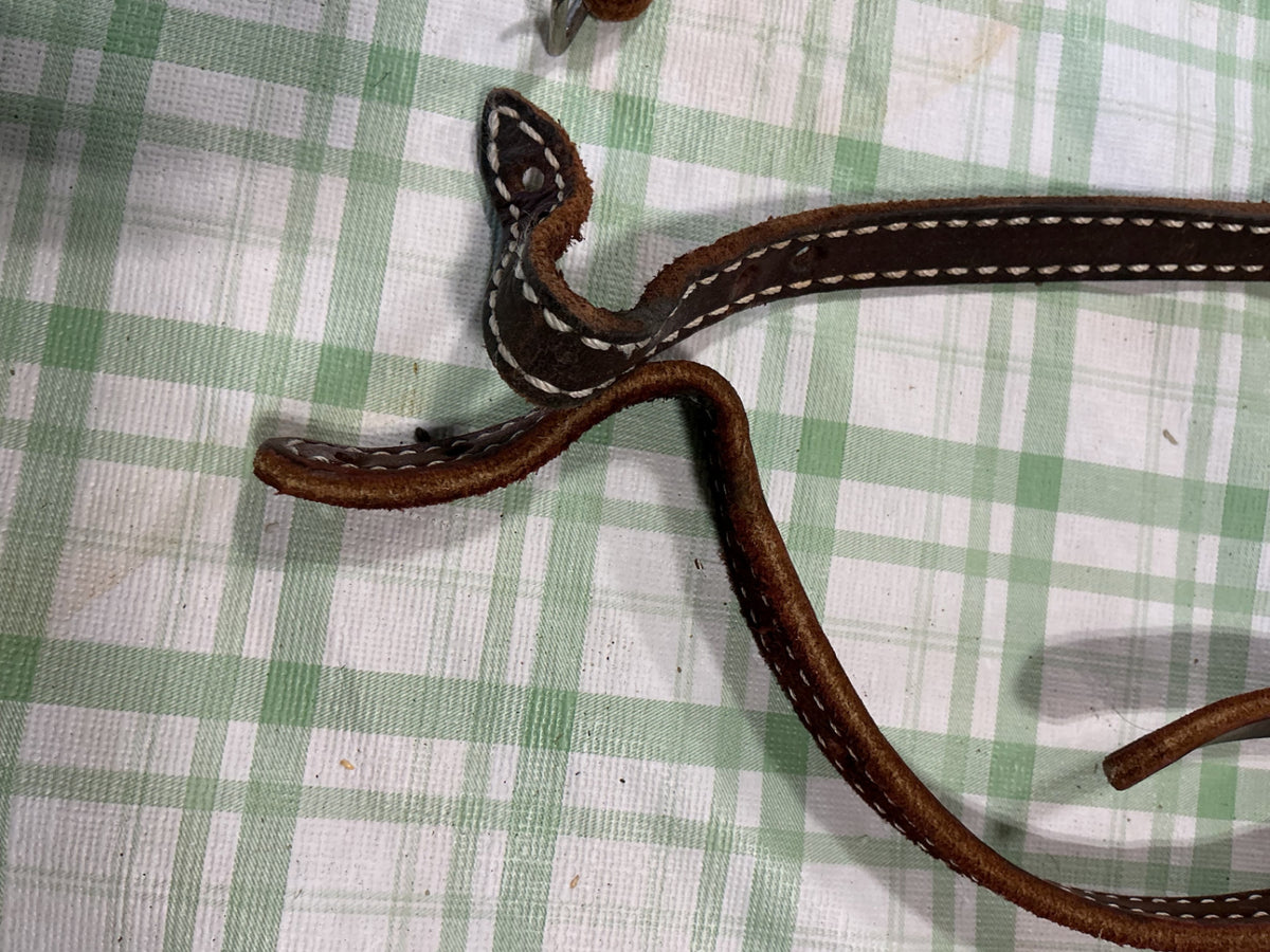 western bridle leather