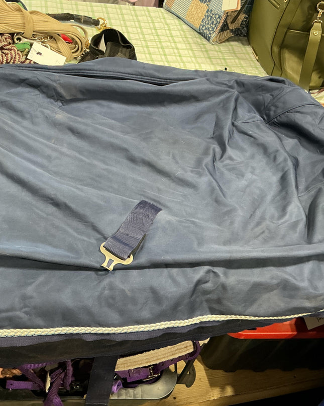 stable sheet blue 80"