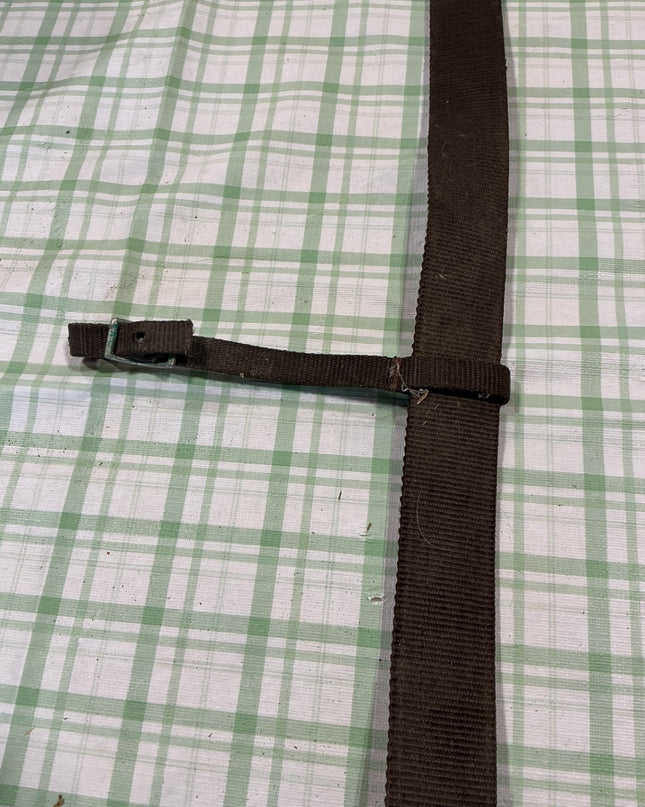 back cinch leather with extra strap 