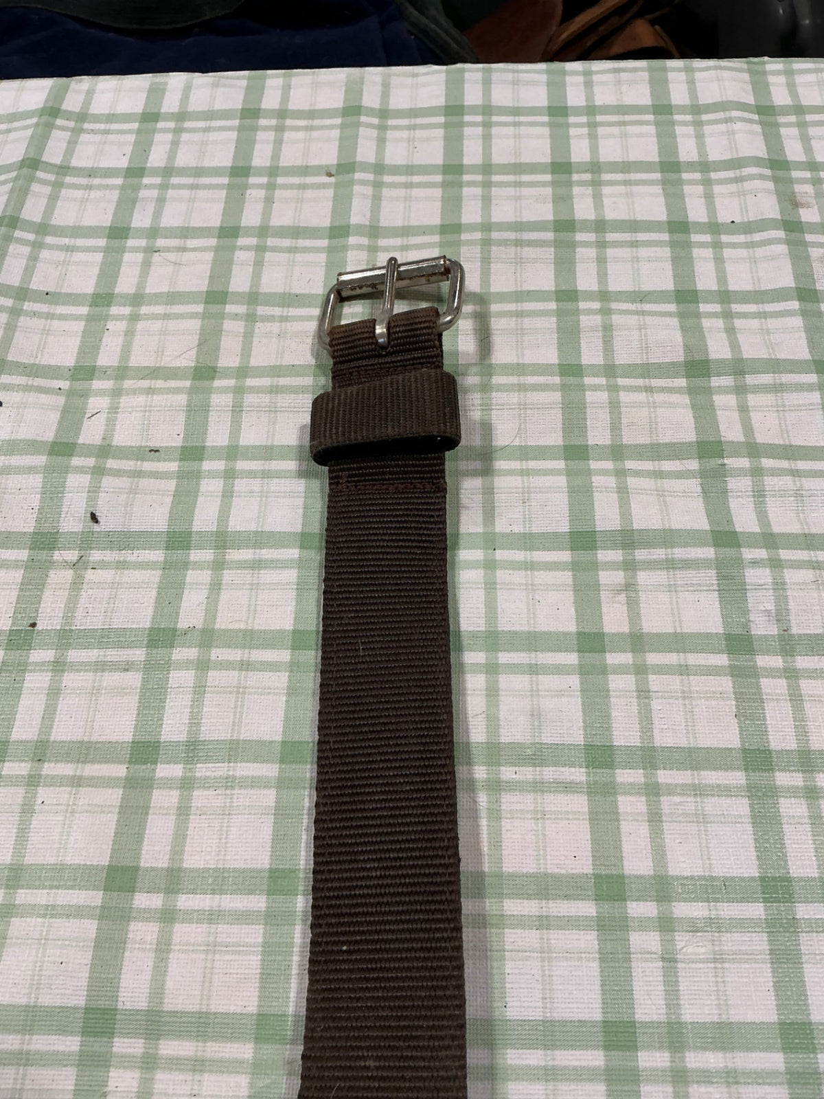 back cinch leather with extra strap 