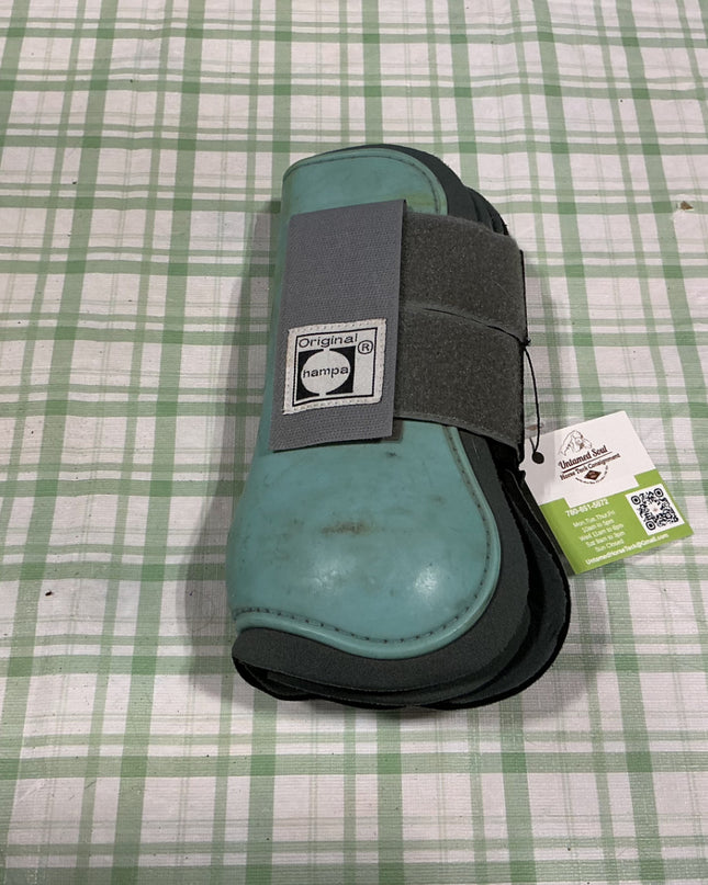 medium splint boots teal 