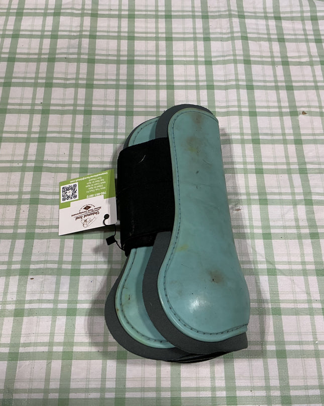 medium splint boots teal 