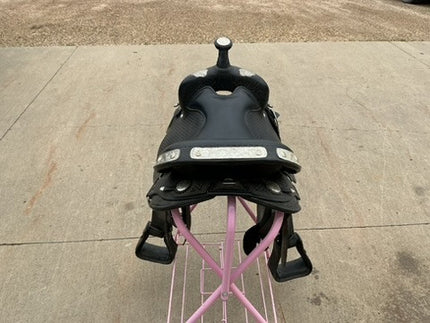 Western Gaited Saddle S16" G7" Black 