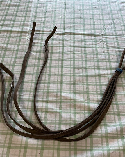 Western Reins Nylon Brown 