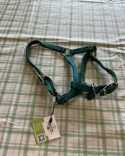 Halter Nylon Green Yearling 
