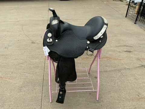 Western Gaited Saddle S16" G7" Black 