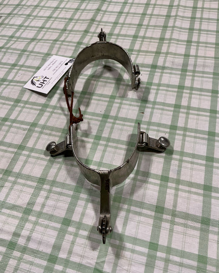 spurs silver spur rollers no back strap