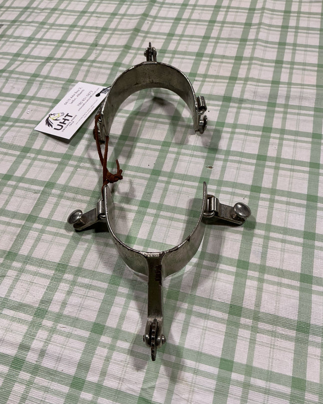 spurs silver spur rollers no back strap