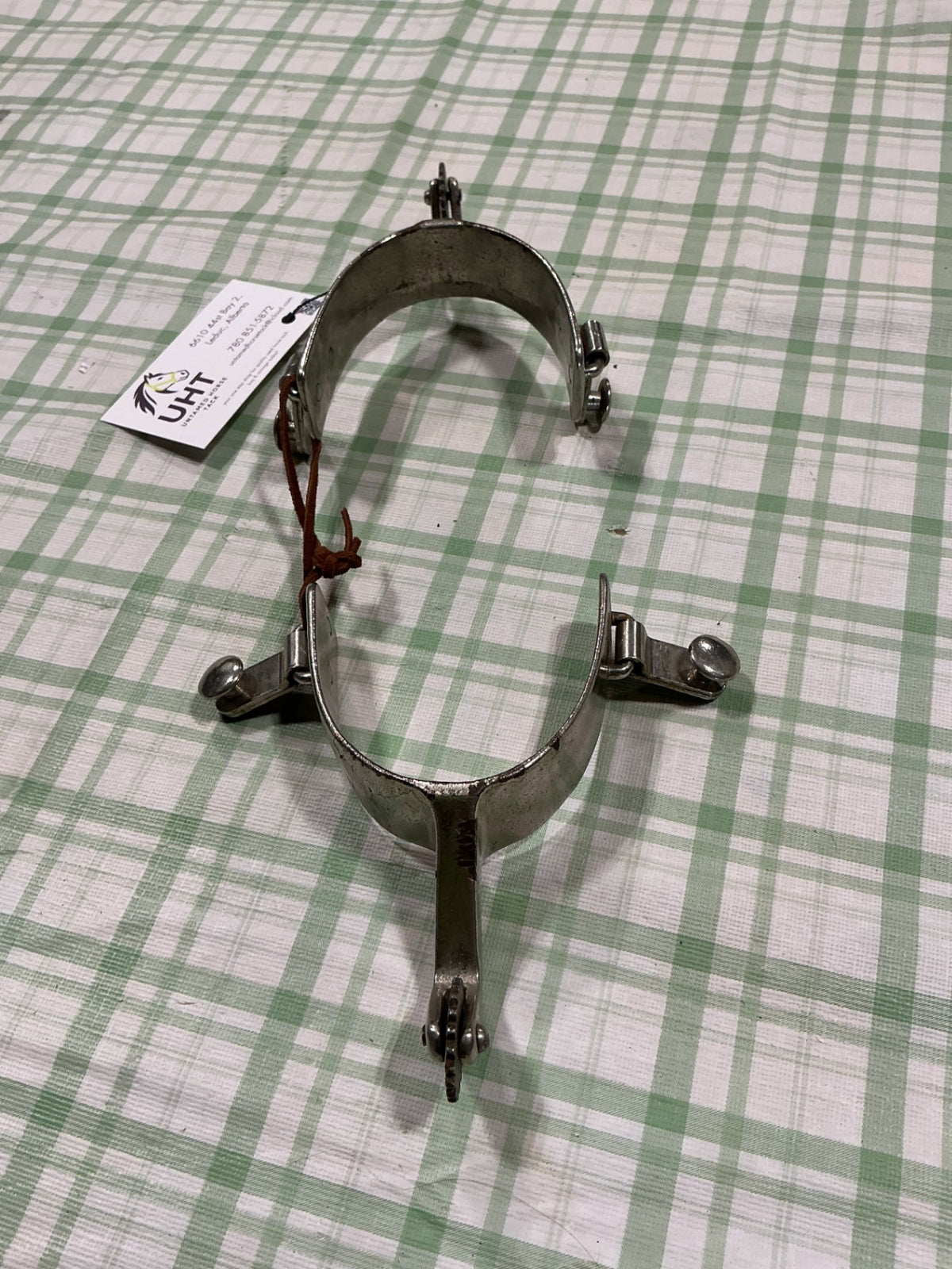 spurs silver spur rollers no back strap