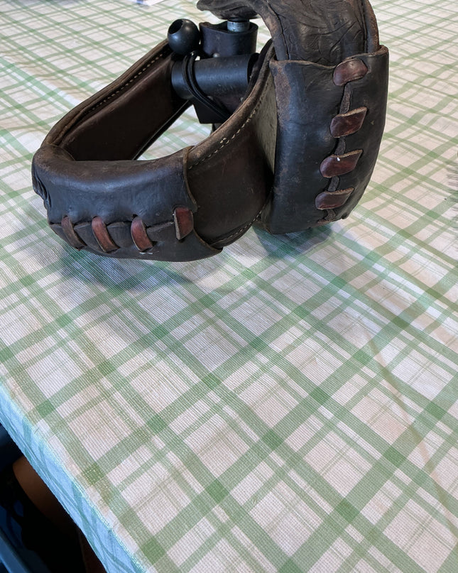 western leather stirrups