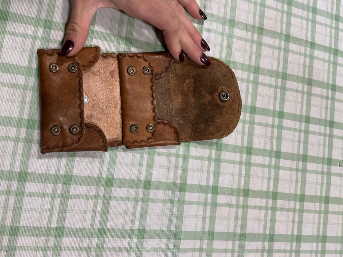 western leather wallet
