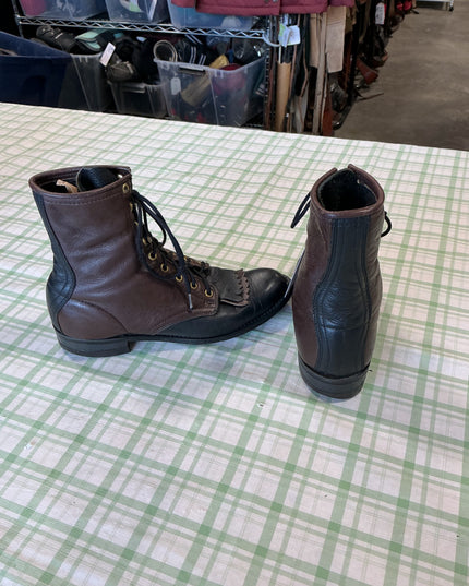 paddock boots black and brown leather 