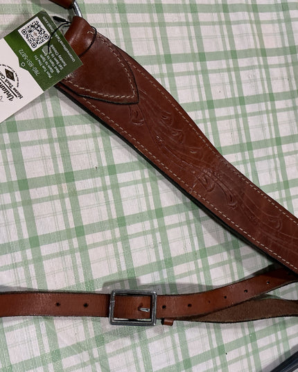 breast collar leather brown 
