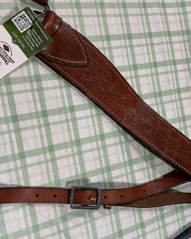 breast collar leather brown 