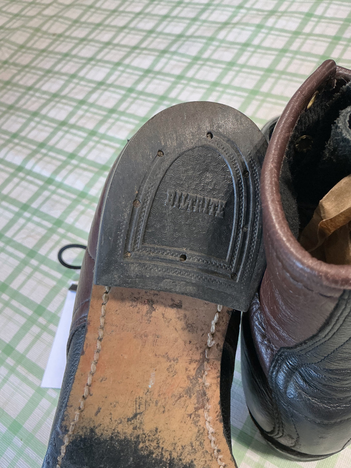 paddock boots black and brown leather