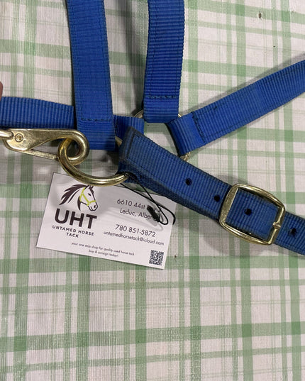 halter nylon blue 