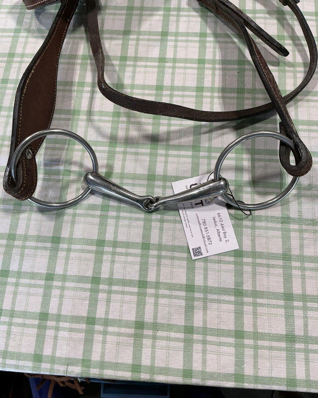 western bridle built in design leather dark 