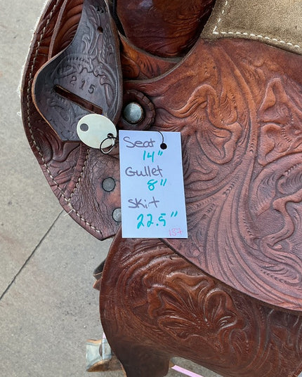 Western Saddle S14" G8" 