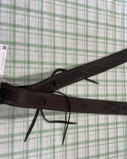 back billet dark leather 2x matching set 