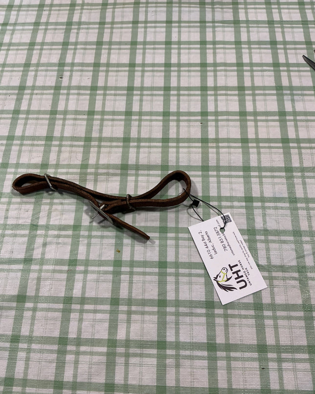 chin strap leather