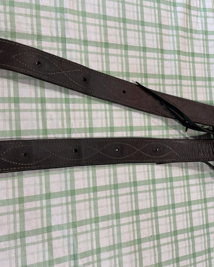 back billet dark leather 2x matching set 