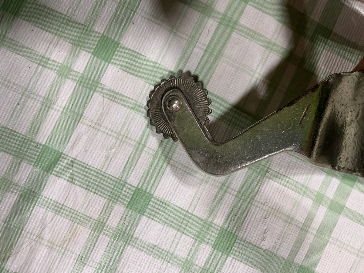 spurs silver spur rollers no back strap