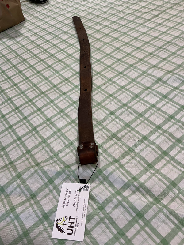Western Back Billet – Dark Brown Leather | Used, Good