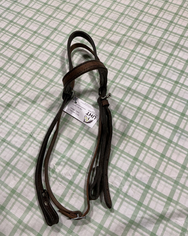 western Headstall leather