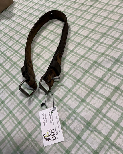 western leather back cinch 