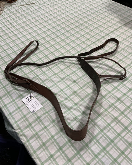 tripping collar leather dark brown 