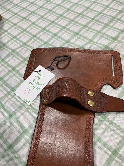Leg Holster – Western, Dark Brown Leather | Used, Good